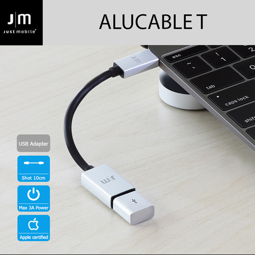 Type-C USB 変換アダプター AluCable USB-C 3.1 to USB Adapter